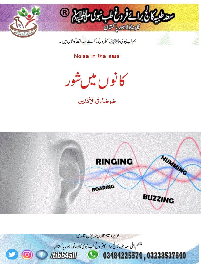 Read more about the article Noise in the ears کانوں میں شور  ضوضاء في الأذنين