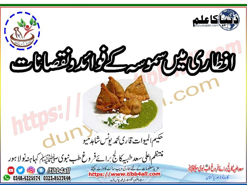 Read more about the article Advantages and disadvantages of samosa in Iftar