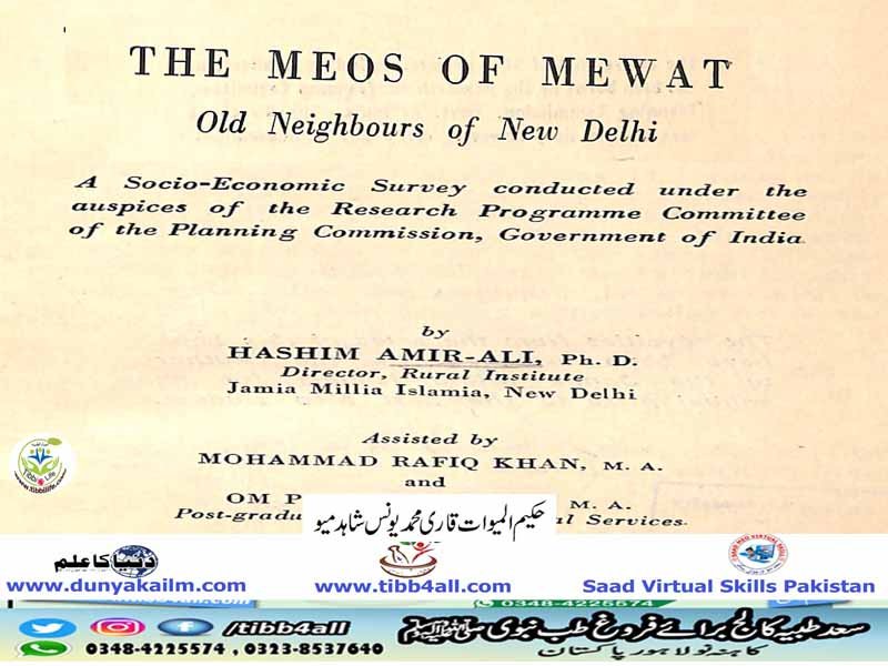 THE MEOS OF MEWAT