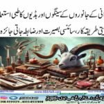قربانی کےجانوروں کے سینگوں اور ہڈیوں کا طبی استعمال
