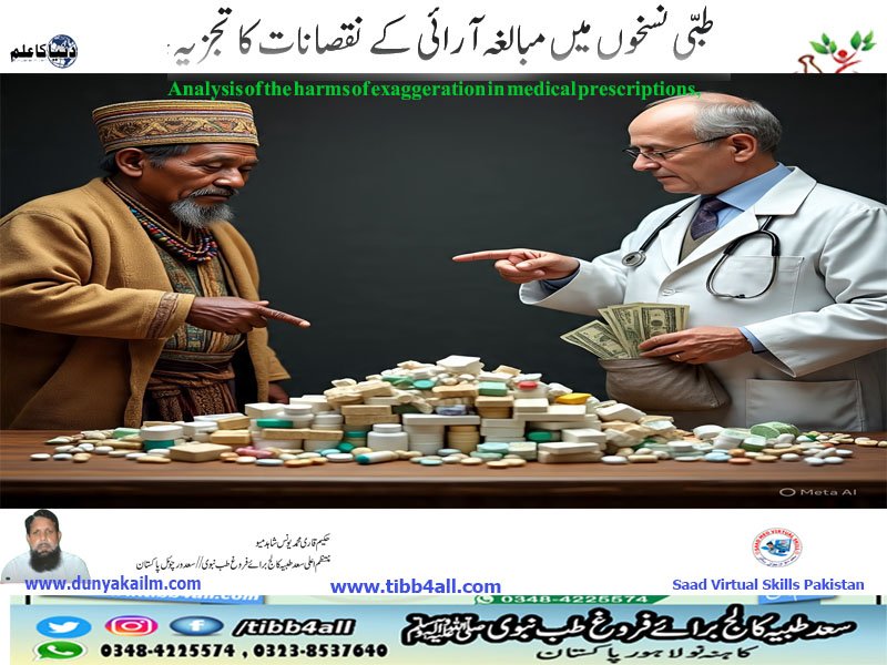 Analysis of the harms of exaggeration in medical prescriptions,