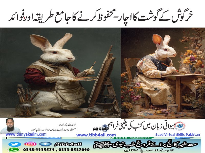 خرگوش کے گوشت کا اچار محفوظ کرنے کا جامع طریقہ اور فوائد