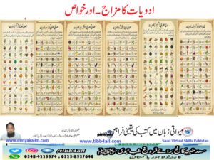 ادویات کا مزاج۔اور خواص