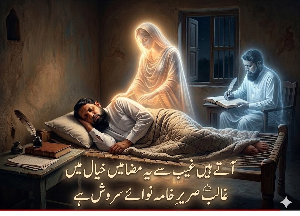 آتے ہیں غیب سے یہ مضامیں خیال میں