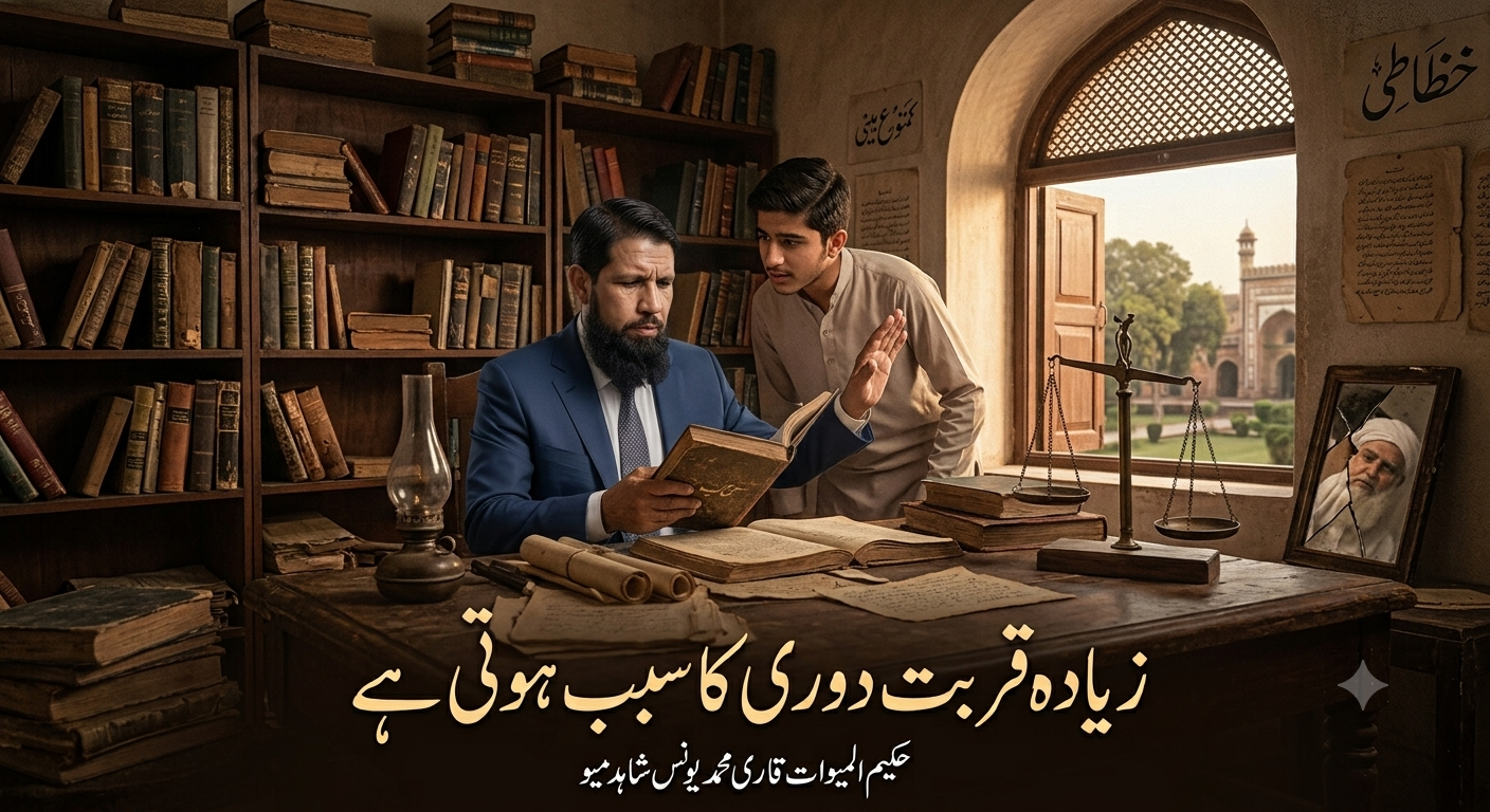 گہری قربت دوری کا سبب ہوتی ہے