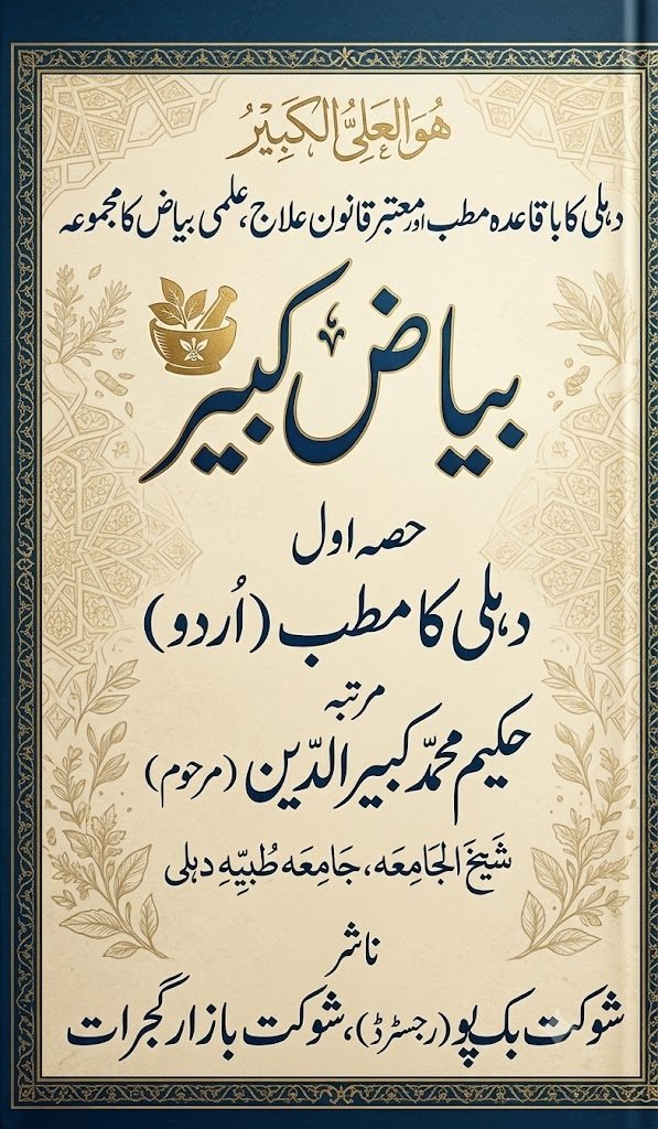 بياض كبير دہلی کا مطلب (اردو) مرتبه علم محمد كبير الدين (مهم)